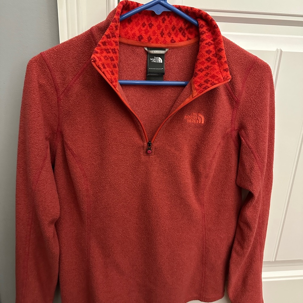 Quarter zip, North Face women’s Red